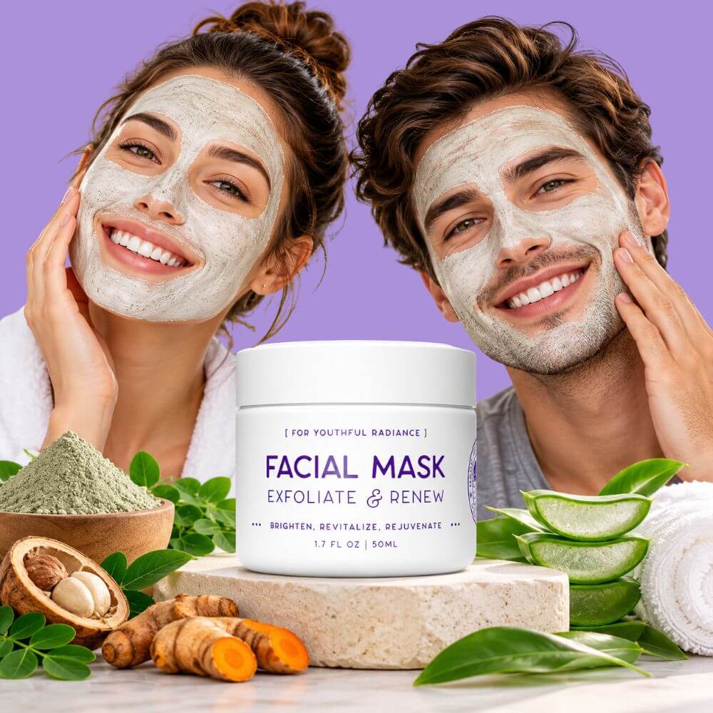 Natural facial mask for healthy, glowing skin by Juka’s Clean Beauty