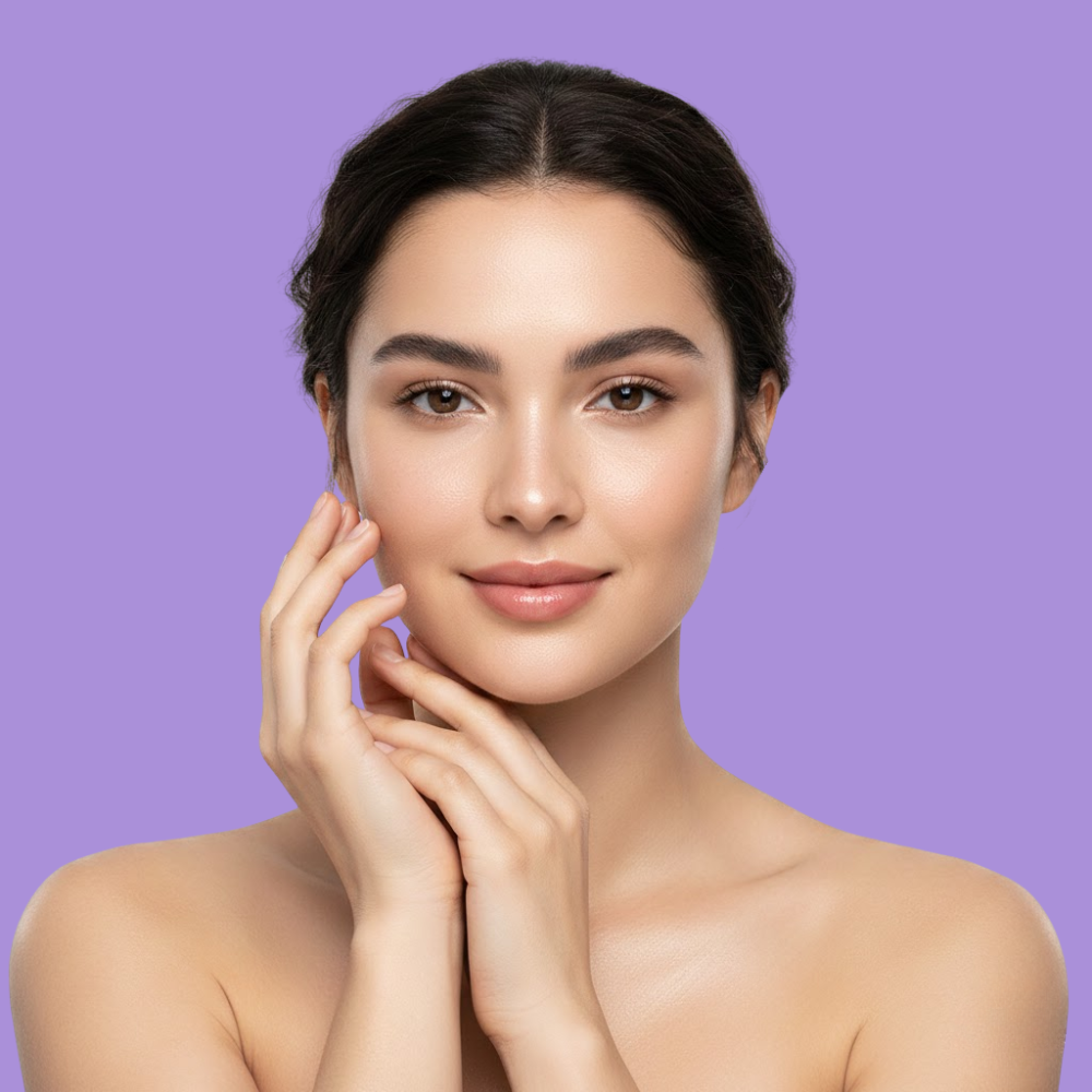 Natural glow face moisturizer for oily skin highlighting clean beauty and vegan skin care benefits