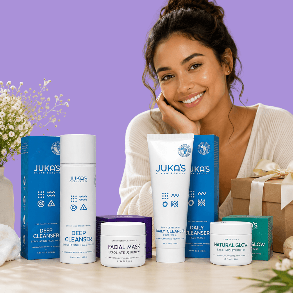 Best skincare gift set for women featuring Juka’s clean beauty skincare products