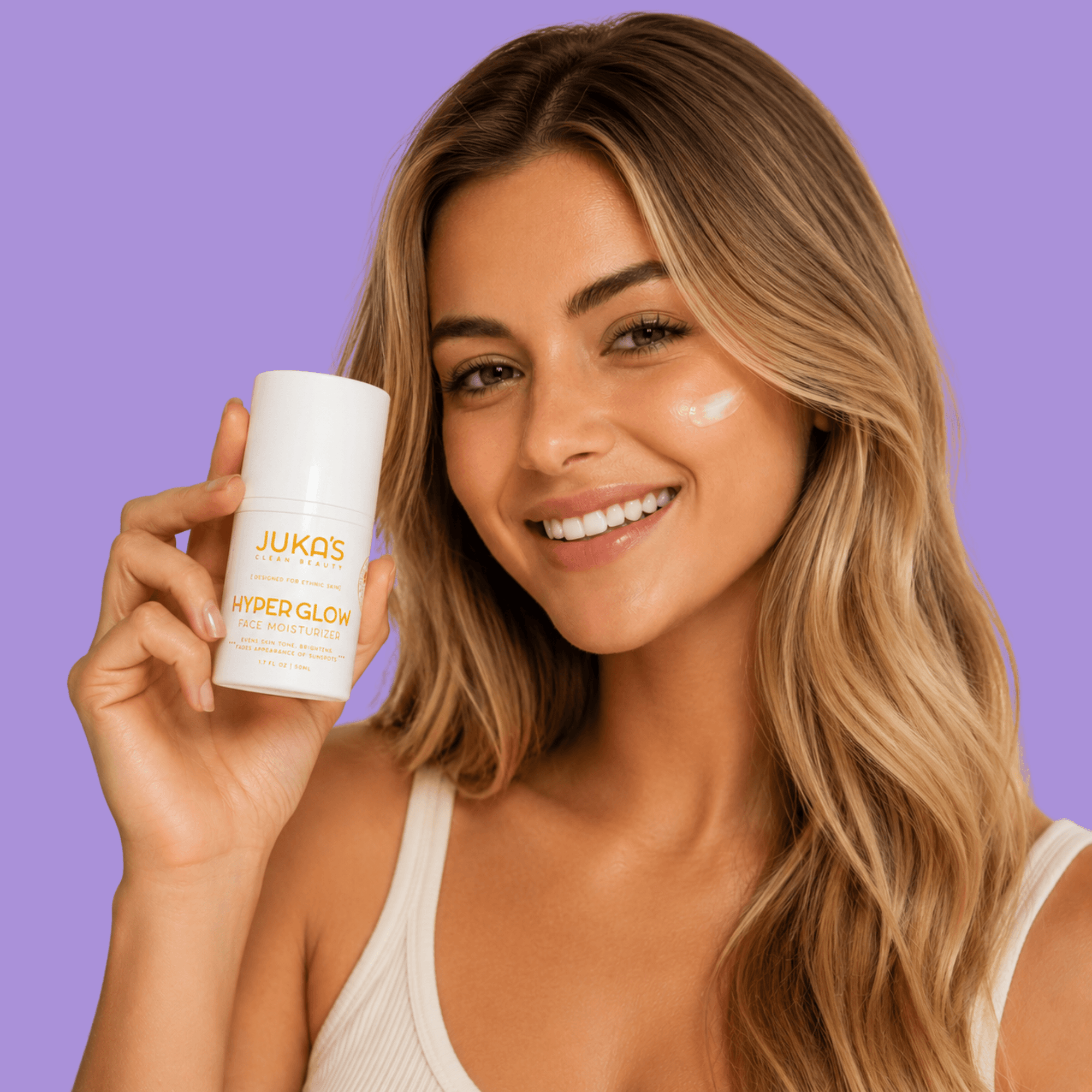 Skin brightening cream reducing dark spots and uneven skin tone naturally