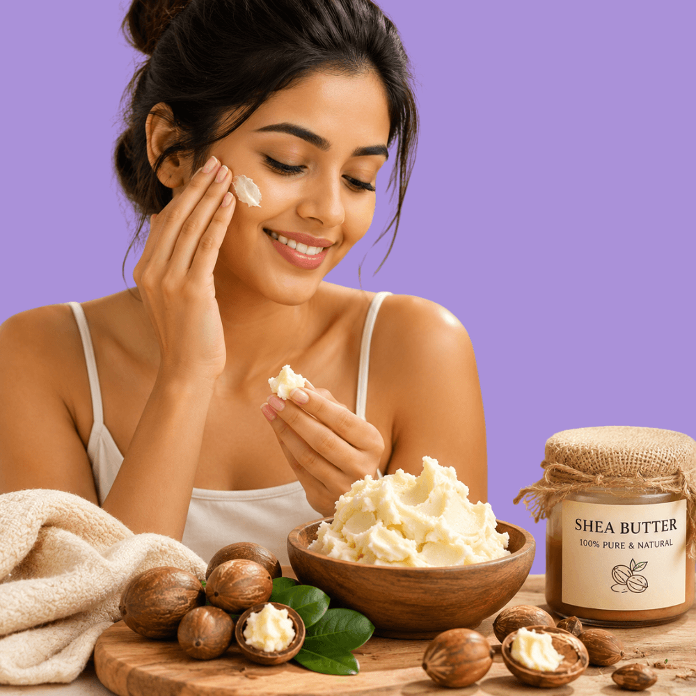 Shea butter for skin benefits and moisturizing uses