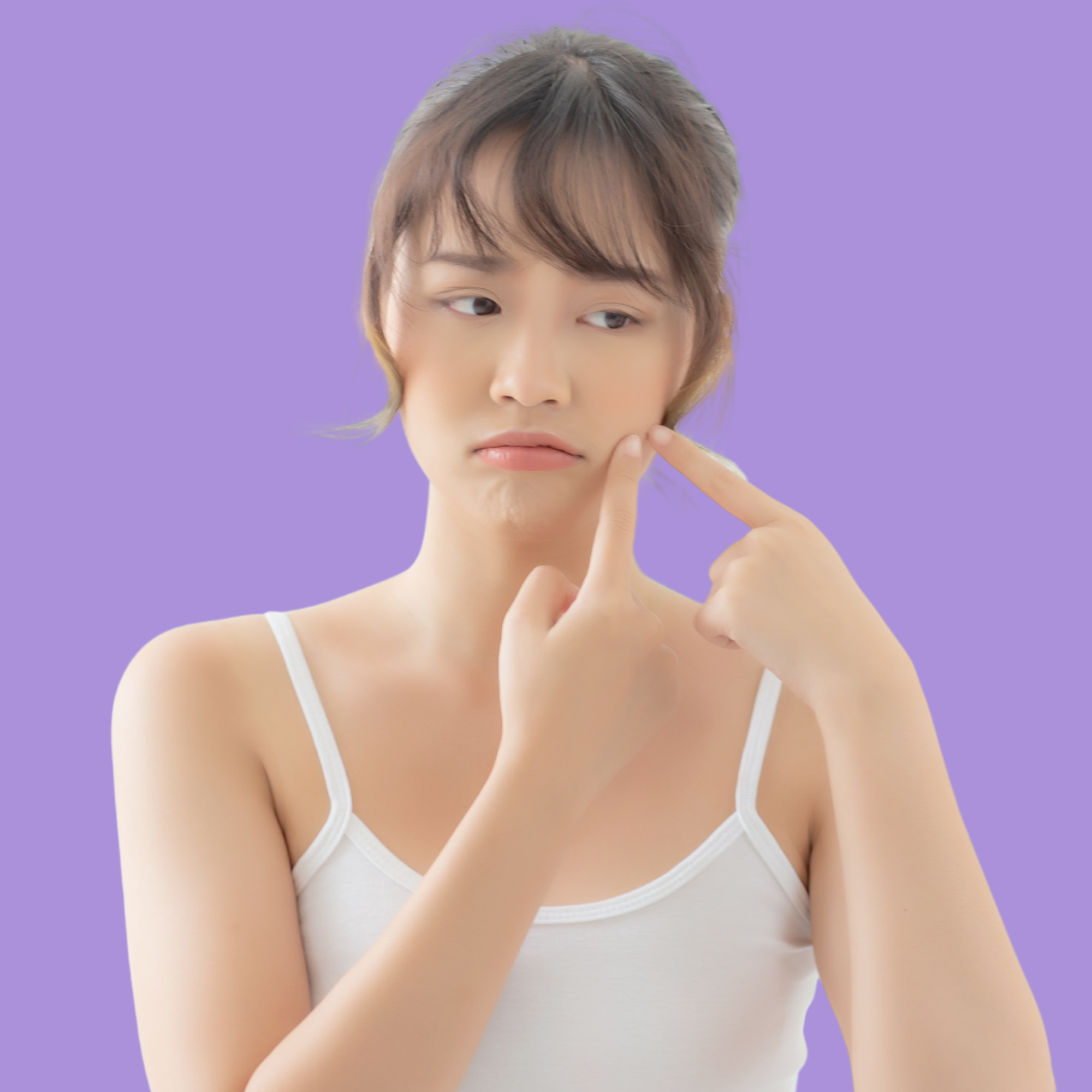 Acne treatment kit for oily skin with cleanser and moisturizer