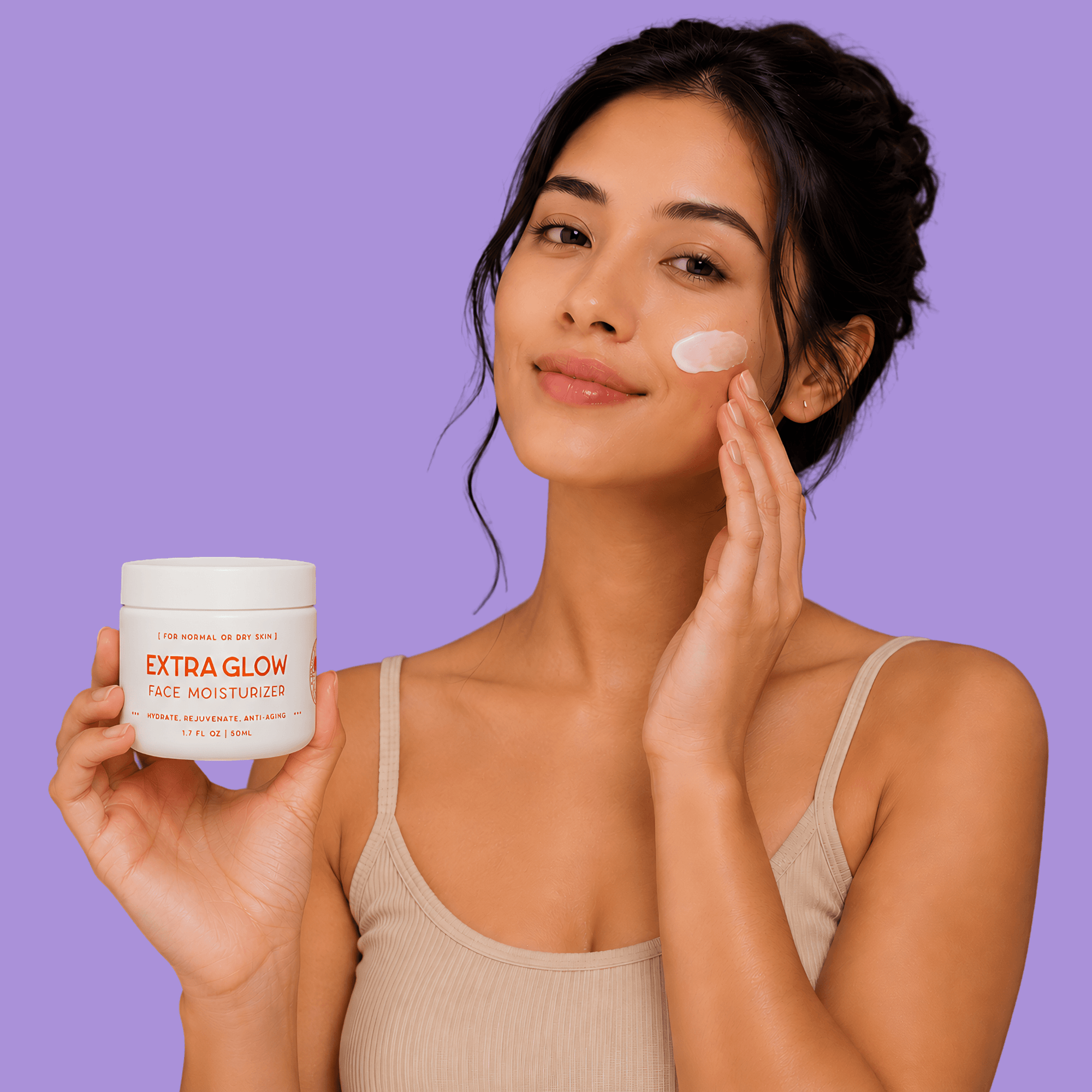 Best moisturizer for dry skin with vegan botanical hydration glow