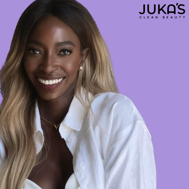 Juka's the owner of Juka's Clean beauty Skincare company 
