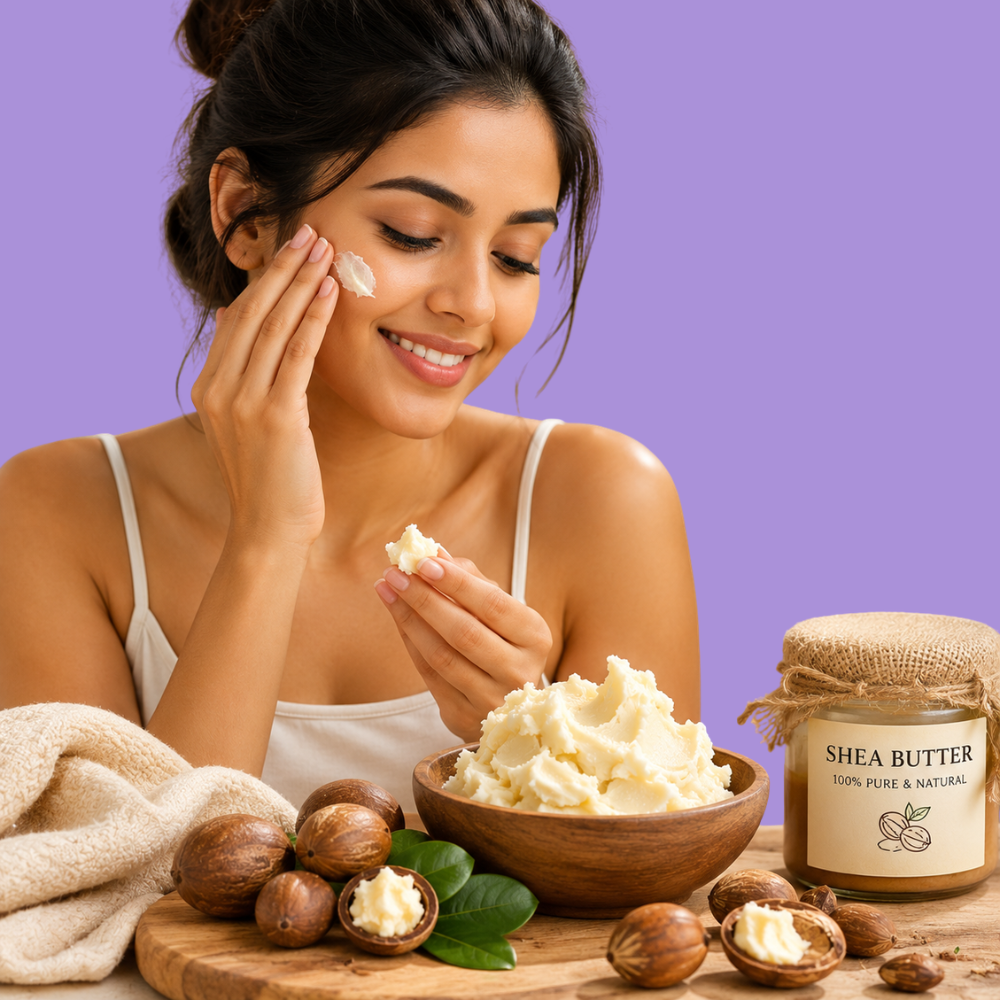 Shea butter for skin benefits and moisturizing uses