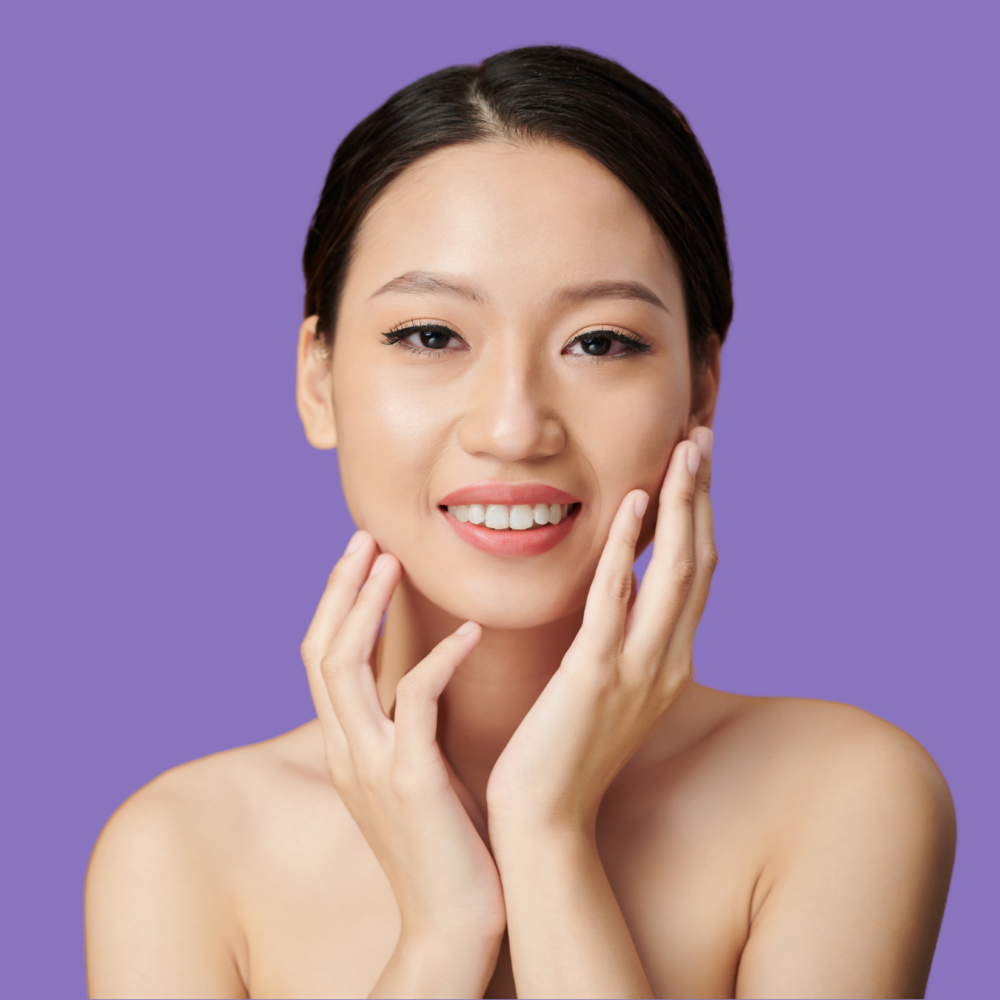 Skin brightening cream reducing dark spots with natural glow effect